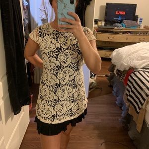 Black and white dress